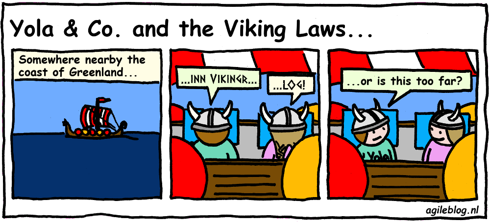 Yola and Co. and the Viking laws comic.