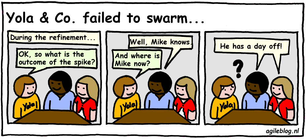 Yola and Co. failed to swarm comic.