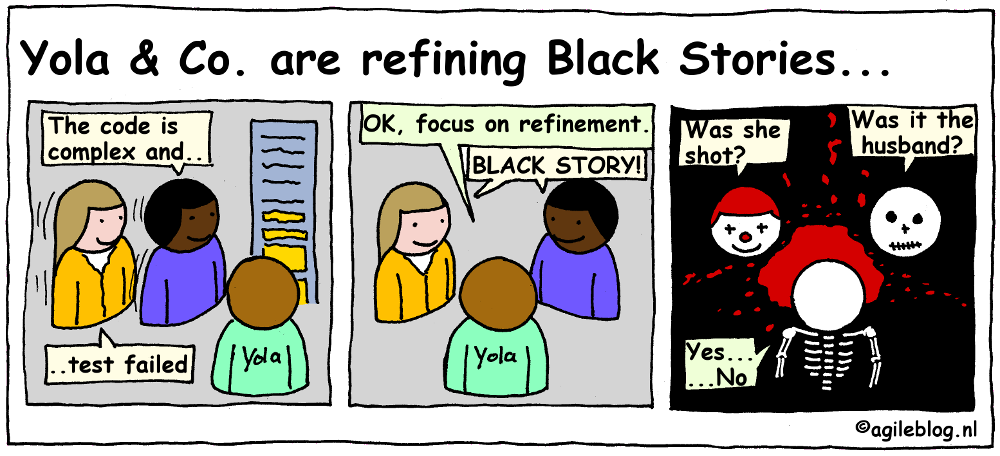 Yola and Co. are refining Black Stories comic.